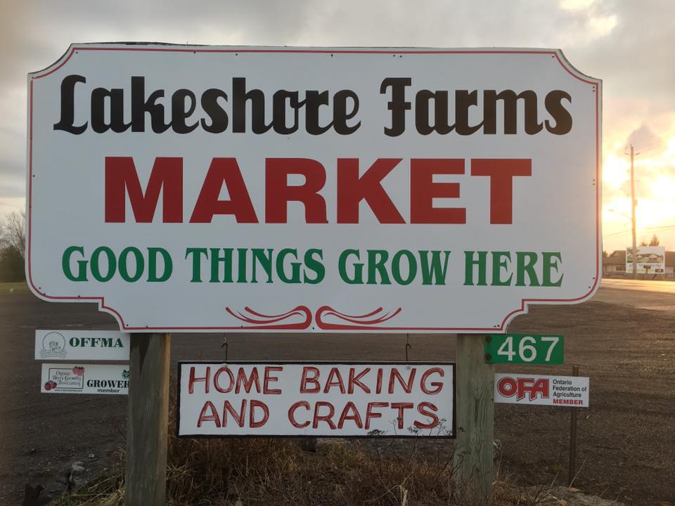 farm stand produce U-pick strawberries